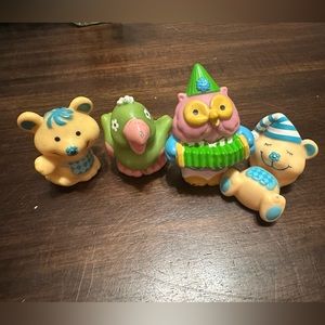 Four Strawberry Shortcake pets 1980s